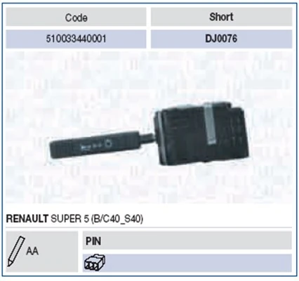 Steering Column Switch